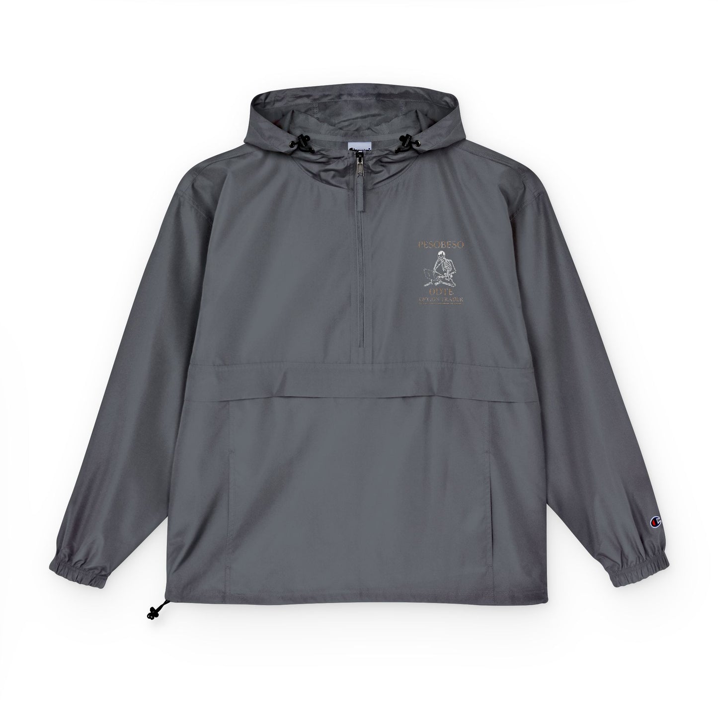 Champion Unisex Packable Anorak Jacket - Stylish, Lightweight Rain Jacket for Outdoor Adventures