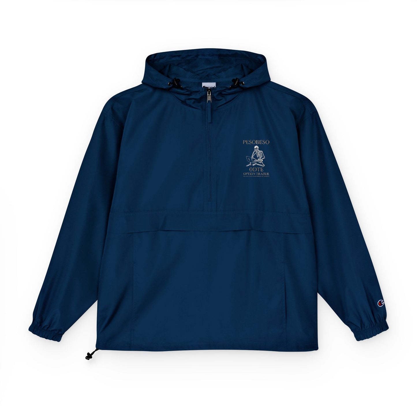 Champion Unisex Packable Anorak Jacket - Stylish, Lightweight Rain Jacket for Outdoor Adventures