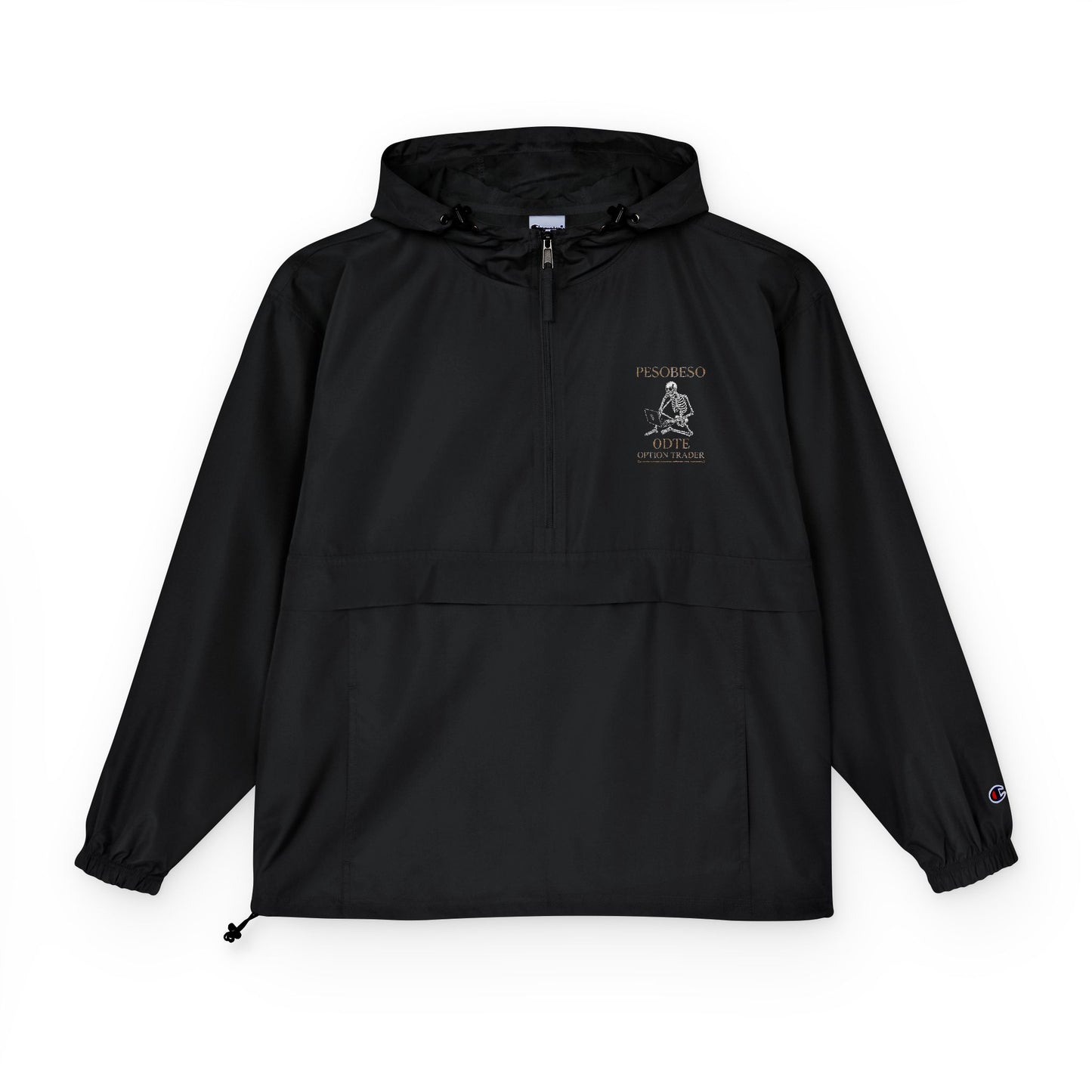 Champion Unisex Packable Anorak Jacket - Stylish, Lightweight Rain Jacket for Outdoor Adventures